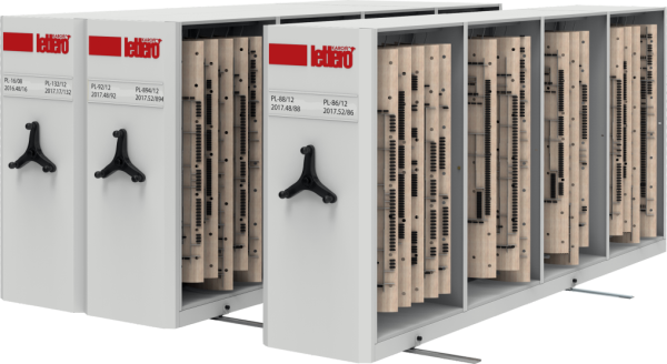 Storage of rotary cutting dies