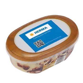 Herma lipnus popierius maisto pakuotėms