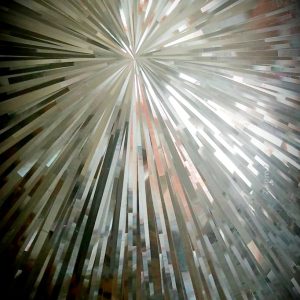 Holografinis lipdukas spinduliai